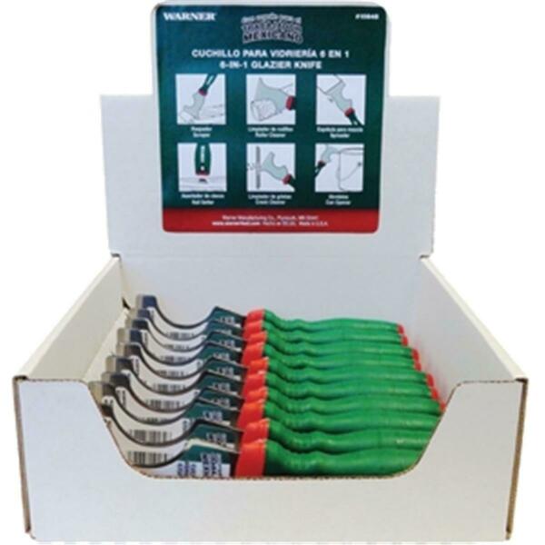 Warner Hand Tools 10848 Mexican Series 5-N-1 Glazier Knife Counter Display 48661101896